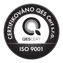 Společnost zavedla a používá systém managementu kvality dle normy ČSN EN ISO 9001:2016.